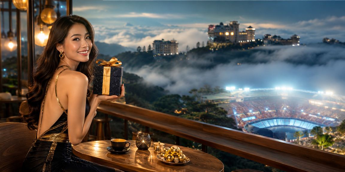 Suasana pertaruhan sukan bergaya Malaysia di kawasan Genting Highlands