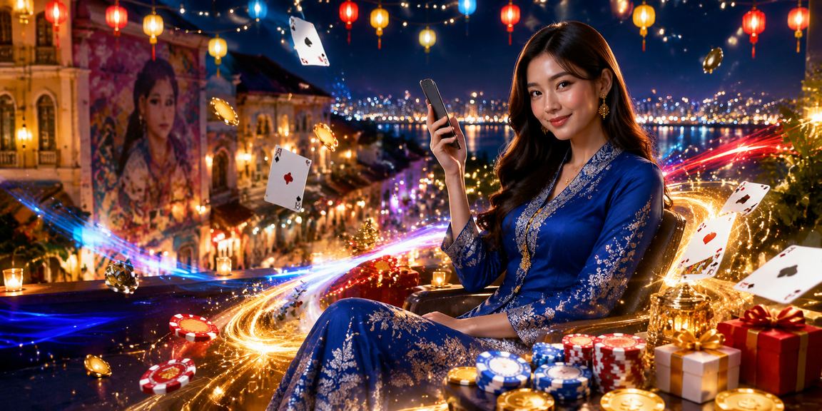 Permainan poker bergaya baju kurung Malaysia di Pulau Pinang dengan promosi menarik